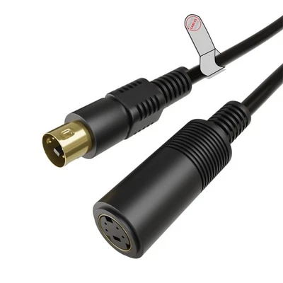 S-Video Male to Female Cable S Video SVHS Extension Lead Super Video 3M 5M 10M - Image 1 of 4