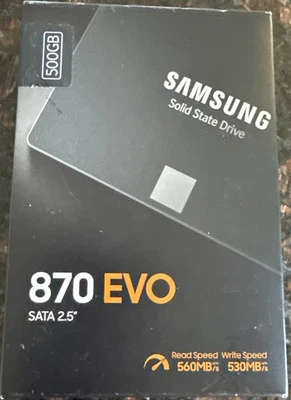 SSD Interno Samsung 870 EVO 500GB 2.5" SATA III MZ-77E500BW Foto 1 de 2