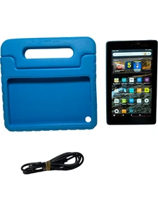 Amazon Kindle Fire 7 (9th Generation) 12GB WIFI Tablet (SR043KL) 7 Inch Kids - Picture 1 of 19
