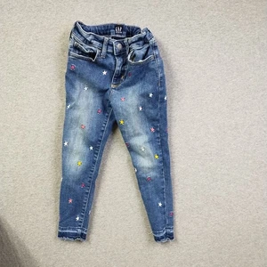 Gap Girls Angle Jegging Stretch High Rise  Frayed Hem  Size 6 Adjustable Waste - Picture 1 of 8