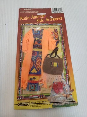 "Traje de moda Manley 1995 estilo nativo americano accesorios - para muñeca de 12""" Foto 1 de 2