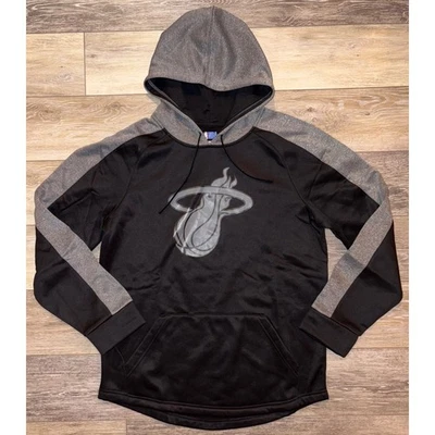 NWOT Men's Miami Heat NBA Apparel  Hoodie - Large - Black - Image 1 of 4