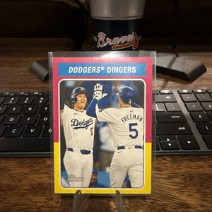 2024 Topps Heritage High Number CC-10 Dodgers Dingers Shohei Ohtani Freeman - Bild 1 von 2