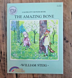 The Amazing Bone Book William Steig 1987 Caldecott Honor Reading Rainbow PB - Imagen 1 de 4
