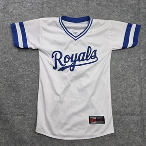 Camiseta de béisbol pequeña de béisbol para hombre AU Kansas City Royals George Brett Script - Imagen 1 de 12