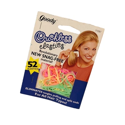 Neon Vintage Goody Color Snag Free Ponytailer Hair Bands, Ouchless, 80s New Wave - Image 1 of 4