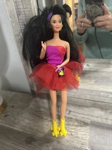 Mattel 1991 Rollerblade Kira Barbie Doll Flicker N Flash Vintage Incomplete Read - Picture 1 of 7