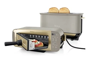 Ninja ST200UK Foodi Tostadora 3 en 1, Parrilla y Prensa Panini, Nueva con Arañazos-Reino Unido - Imagen 1 de 8