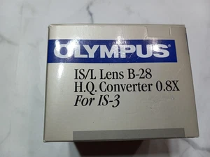 Lente Olympus IS/L B-28 H.Q. Convertidor 0,8X para IS-3 nuevo stock antiguo - Imagen 1 de 6