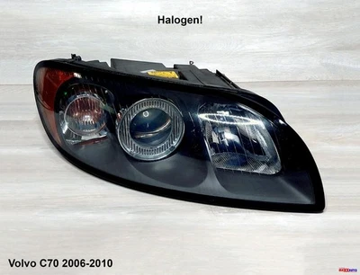 2006 2007 2008 2009 2010 VOLVO C70 RIGHT PASSENGER SIDE HALOGEN HEADLIGHT OEM - Image 1 of 4