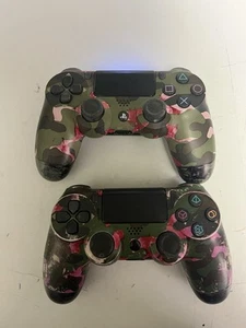 Lot of 2 Playstation 4 Controllers As Is For Parts Read Description - Picture 1 of 2