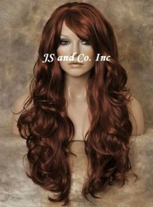 Super Luscious Layered Long Wavy Stunning Red wig WBBW 130 - Picture 1 of 4