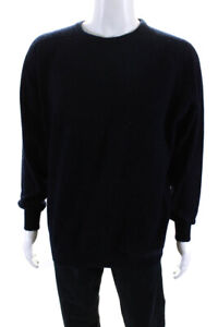 Pringle of Scotland Mens Navy Cashmere Crew Neck Pullover Sweater Top Size 48