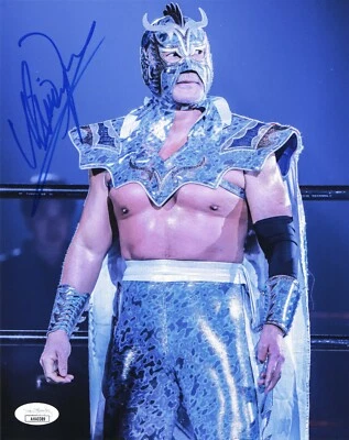 Foto autógrafa firmada por Ultimo Dragon WWE WCW Dragon Gate 8x10 #3 con certificado de autenticidad JSA Foto 1 de 2