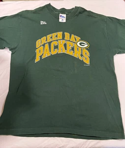 Vintage 90s Green Bay Pakers T-shirt XL Pro Player Made In USA - Picture 1 of 4