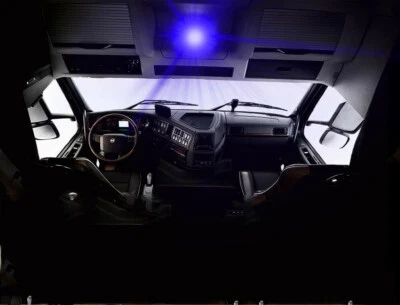 Bombilla domo central LED azul 2 piezas para Kenworth T660 T600 T2000 T800 T470 Foto 1 de 4