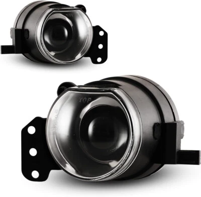 Fog Lights For 2003-2006 BMW 325Ci /2004-2007 525i 530i Clear Glass Lens Lamps — 第 1/4 张图片