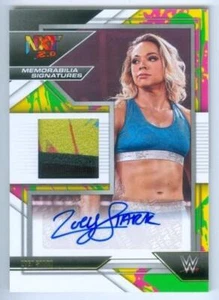 ZOEY STARK "MULTI COLOR MEMORABILIA AUTOGRAPH CARD /25" PANINI WWE NXT 2.0 2022 - Picture 1 of 1