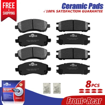 前后陶瓷刹车片适用于 1997 年斯巴鲁 Legacy Impreza — 第 1/4 张图片