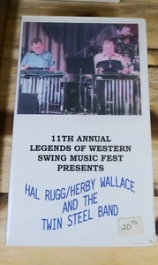 Rare VHS Steel Guitar - Hal Rugg/Herby Wallace & Twin Steel Band 1998 Country - Picture 1 of 8