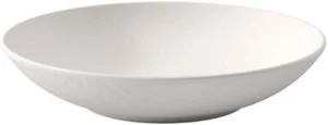 Flat Bowl by Villeroy & Boch Manufacture Rock Blanc 24cm - Picture 1 of 12