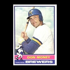 Don Money 1976 Topps Milwaukee Brewers #402 Vintage GM!