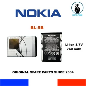 BATTERIE ORIGINE NOKIA BL-5B BL5B 890mAh OEM 3220 3230 5070 5140 5140i 5200 - Photo 1 sur 6