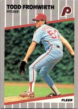1989 Fleer Baseball 567 Todd Frohwirth