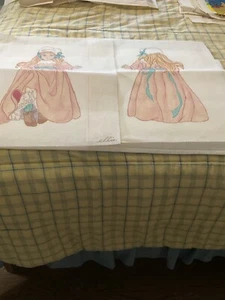 ELLIE HP NEEDLEPOINT DOLL-FRONT & BACK-EL.T.&T.2 - Picture 1 of 8