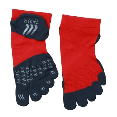 Tabio Running Marathon Socks Five Finger Racing Run PRO US 9-11 Red Japan F/S - Image 1 of 2