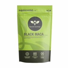 Black Maca Root Extract 1000mg 180 Tablets Fertility, Stamina, Mood Supplement