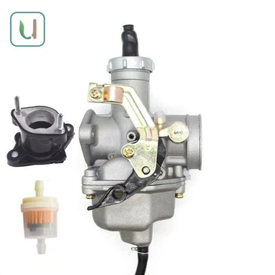 Carburetor & Intake Manifold Fits Honda Twinstar 200 CL200T CM200T CM185T XR200 - Image 1 of 4