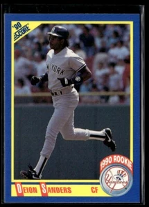 1990 Score Deion Sanders New York Yankees #586 - Picture 1 of 2