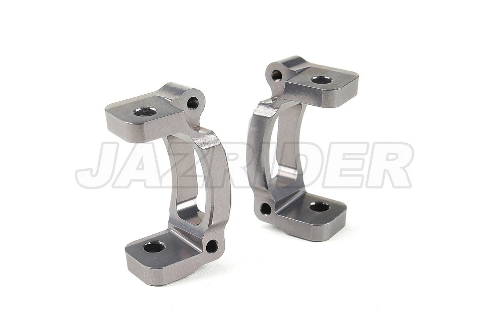 Juego de bujes delanteros de aluminio Jazrider C-Hub para chasis Tamiya TT02B/DF02 RC Buggy