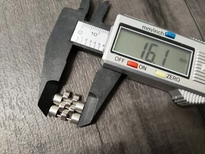 16mm Link Per Jubilee Bracelet Band 40MM Rolex Watch Bracelet (2 maglie) vite - Foto 1 di 4