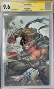 Final Boss 1 CGC 9.6 Comic Spot Exclusive Double Signed Kirkham Kincaid - Picture 1 of 1
