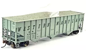 Tolva escala HO Bachmann #18737 Belén 100 toneladas 3 bahías Western Maryland #63834 - Imagen 1 de 21