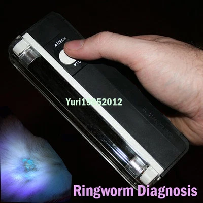 Nueva lámpara de madera detector de tiña para el cuidado de la piel de gatito mascotas gatos gatitos Foto 1 de 4