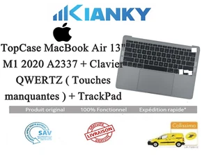 Topcase MacBook Air 13" M1 2020 A2337 avec Clavier QWERTY & Trackpad - Photo 1/3