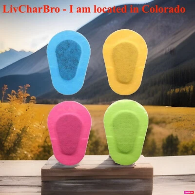 40 pcs Colorful Adhesive Eye Patches Eye Patches Adults/Kids 4 Styles Non-Woven - Image 1 of 4