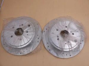 POWER STOP JBR960XR / JBR960XL 01-06 ACURA MDX RIGHT & LEFT REAR BREAK ROTOR - Picture 1 of 2