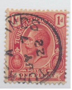 Turks and Caicos Islands Stamp Scott #26, Used - Picture 1 of 1