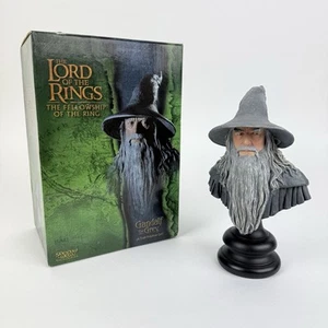 Weta Señor de los Anillos Gandalf El Busto Gris Adorno Coleccionable 9" Comunidad - Imagen 1 de 9