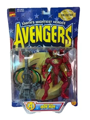 ToyBiz Iron Man Heroes Reborn POWER CONVERTER Action Figure New Avengers - 1997! - Image 1 of 4