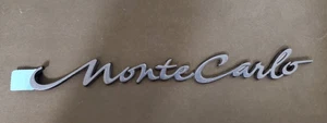 NOS OEM Chevrolet Monte Carlo Trunk Lid Nameplate Emblem 8 3/4" Blue - Picture 1 of 6