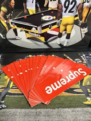 Supreme Box Logo Sticker Red 100% Authentic