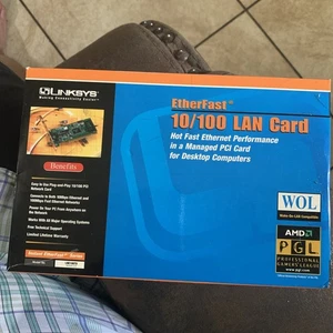 linksys etherfast 10/100 lan card - Afbeelding 1 van 5