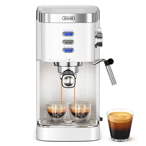 Espresso Machine 20 Bar High Pressure,Compact Espresso Maker with Milk Frothe... - Picture 1 of 9