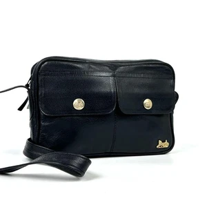 Celine Shoulder Bag Crossbody Carriage Fittings All-Over Lined Gold Leather - Picture 1 of 10