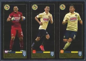 PANINI-2016 FIFA 365- #623-624-625-CLUB AMERICA-M MUNOZ-P AGUILAR-O MARTINEZ - Bild 1 von 1